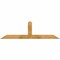 Ekena Millwork Portland Rough Sawn Timber Gable Bracket, Western Red Cedar, 60"W x 17"H x 2"D x 4"F, 7/12 Pitch GBW060X17X0204POR00RWR - alternate 1
